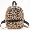 Sacs d'école 2024 Mini sacs à dos pour femmes tendance en nylon femme impression animale petit sac à dos féminin pour adolescentes filles sac à dos