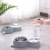 Bubble Pet Bowls Rostfritt stål Automatisk matare Vatten Dispenser Matbehållare för katthundkitten Tillbehör Drop Ship Y2009172733