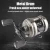 Reels Fishing Reel DX 9+1BB Baitcasting Reel 7.0:1 Gear Ratio Water Resistance Saltwater Metal Spool Drum Wheel