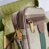 6A Luxusdesigner Schulter -Crossbody -Taschen Frauen Vintage Ophidia Mobile Messenger Bag Canvas Echt Lederhandtaschen Ladies Tote TOTE