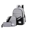 SHUJIN New 3 Pc set Anti Theft Backpack Men Women Casual Backpack Travel Laptop School Bags Sac A Dos Homme Zaino179L