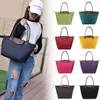 Shoulder Bags Fashion Mom Shopping Handbag Oxford Beach Cloth Women's Folding Storage 221122179A