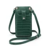 Mode Alligator téléphone portable sacs à main pour femmes pochette étui bonne qualité dame épaule sacs à bandoulière portefeuille sac à main filles 2021282s