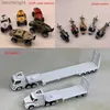 Diecast Model Cars 1st Childrens Helicopter Toy Eloy Truck Trailer Off-Road Vehicle Model Militära ornament Boy Toy Simulation Christmas Present