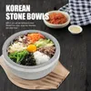 Tigelas Coreanas Tigela de Pedra Sopa Ensopado Bibimbap Serviço Caçarola Cerâmica Ramen Noddle