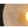 Wall Lamp Japanese Retro Wood Grain Lamps For Bedside Study Dining Room Corridor Round Indoor Deco G4 Sconce Light Fixtures 110V 220V