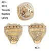 Anello solitario G1Jd Anello regalo solitario da donna 55 pezzi da uomo dal 1967 al 2022 2023 Campioni della squadra di fan di basket Dhwan Championship Boy Set Ch Dh9Cy