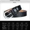 Belts 2.8cm Hollow Cowhide Belt With High-Quality Korean Style Fashionable Women's Versatile Slim Decorative Needle Buckle Waist