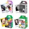 Fujifilm Instax Mini Film Mini 12 9 POペーパー102030シートホワイトレインボーインスタントミニ7S 8 70 90カメラ黒と白240221