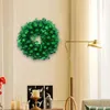 Dekoracyjne kwiaty st. Patrick's Day Wreath Walling Ornament Decoration Front Door for Wedding Festival Garden Farmhouse