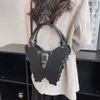 Totes forma de borboleta crossbody saco meninas engraçado bolsa para mulheres tote mensageiro saco de couro do plutônio bonito senhoras bolsa de ombro bolsas y2285x