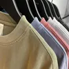 Hoogwaardige zwaargewicht Custom Custom Casual Blank korte mouw oversized 100%katoenen vintage zuur gewassen T -shirt mannen