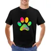 Мужские топы на бретелях Tie Dye Love Dog Print Футболка с изображением животных Lover Забавная футболка Рубашки для мужчин Хлопок