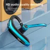 Trådlösa hörlurar med mikrofon Bluetooth-hörlurar Enc-brus som avbryter handsfree headset Businer Auriclees Driving Gaming Man Earpiece Cuffie HD Call