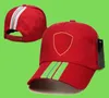 2022 Racing Men's Baseball Cap Outdoor Sports Brand Fashion Embroidery Baseball Caps 1 Sun Hat Car Logo Hat7181165