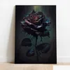 Andere Home Decor Gothic Black Rose Art Poster Print Vintage Bloemen Drop Delivery Garden Otl08