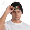 Berets Mexico Country Hafdery Logo Mężczyźni kobiety unisex dzianin kapelusz zimowa jesienna czapka czapka ciepła czapka