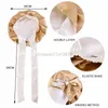 New Satin Sleep Night Cap Women Elastic Head Scarf Wrap Hair Care Bonnet Hat Sleeping Chemo Caps Headwear Hair Loss Cover Hats