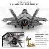 Flygplan Modle 646 st Militär F35 Combat Aircraft Building Blocks Lightning Fighter Army Weapon Airplane Model Bricks Toys for Boys Presents