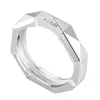 Anneau de printemps de créateur Fashion Luxury Titanium Steel Gold Ring Womens Valentin de la Saint-Valentin cadeau