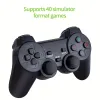 لوحات المفاتيح 4K فيديو عصا اللاسلكية M8 Controller Gamepad Buildin 20000+ Games 64g Retro Game Game Player HD TV Game For Kid