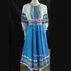Королевские синие украинские танцевальные костюмы по индивидуальному заказу, одежда, танцевальное платье с большим подолом, женская юбка, 240220