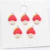 Charms 10pcs Kawaii Mini jednorożca grzybowa żywica płaska kreskówka urocza wisiorek do bransoletki biżuterii Make W198