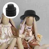 Hundkläder 6 st mini cowboy hatt topp cowgirl små små tillbehör små hattar kattduk för