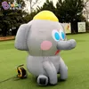 Название товара wholesale 4mH (13,2 фута) Надувные модели животных Blow Up Elephant Inflation Персонаж мультфильма-слона с воздуходувкой для вечеринки на открытом воздухе Украшение событий Игрушки Спортивные товары Код товара