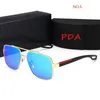 85NO Gafas de sol Moda Retro Polarizado Lujo Diseñador para hombre Sin montura Chapado en oro Marco cuadrado Marca Gafas de sol Gafas con estuche