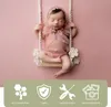 Born Pography Props Swing Prop Houten Schommelstoelen Baby Po Props Houten Prop Swing Baby Poshoot Props Accessoires 240219