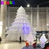 wholesale 6mH (20ft) with blower Giant Artificial Purple Inflatable Christmas Tree With Ornament Balls And Stars For Lawn Yard/Mall Decoration