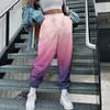 Kvinnor byxor Kvinnor Sweatpants Lounge Baggy Cotton Casual Joggers High midja Athletic Clothing med fickor Träning Leggings Drawstring