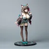 Anime Manga 24 cm Inheemse Raket Jongen Originele Karakter Anime Kat Meisje Mauve PVC Action Figure Standbeeld Volwassenen Collectie Model pop Geschenken