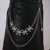 Belts Pants Chain With Hollow Out Skull Wallet Charm Jeans Pocket Hiphop Rock For Fashion Enthusiasts