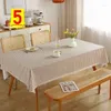 Tkanina stołowa Chińska klasyczna bawełniana lniana tkanina Wodoodporna herbata solidna kolor TABLECL Indan194