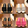 Designer Slippers Louiselies LouPool Kussen Comfort Reliëf Muiltjes Dames Sandalen Rubber Nylon Slipper Zomer Slippers Heren Dames Luxe Schoenen Viutonelies EUR35-45