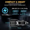 Car Charger Adapter PD20W + QC3.0 Dual Type C USB Fast Charging Port