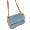 Bolsa de designer feminina bolsa de ombro bolsa de corrente tote bolsas de luxo bolsa causal bolsa senhora bolsas 2024 nova moda ao ar livre pacotes denim poket para primavera e verão saco