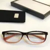 NEWARRIVAL 0074 unisex square gradient glasses frame plain super-light for prescription frame bee temple bottom fullset case OEM o2871