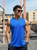 Tanktops voor heren 2024 Heren Gym Tanktop Heren Fitness Mouwloos Shirt Mannelijke Mesh Ademend Fitness Sportvest Ondershirt Sportscholen Hardloopvest MenL2402