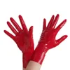 Latex Short Gloves 0 4mm Club Wear for Catsuit Dress Rubber Fetish Costume259u