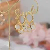 Dangle Earrings MOPAI Delicate Opal Little Balls Drop For Women Elegant High-quality Gold Color Alloy 2024 Fashion Jewelry