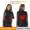 Damenwesten Frauen Beheizte Weste Herbst Und Winter Baumwolle USB Infrarot Elektrische Heizung Anzug Flexible Thermische Warme Jacke