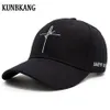 Бейсбольная кепка для пары с крестом для мужчин и женщин, хлопковая кепка с вышивкой Faith Letter Snapback, шляпа для папы, унисекс, повседневная, в стиле хип-хоп, Bone314q