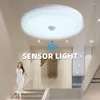 Luzes de teto modernas sensíveis LED PIR UFO painel inteligente sensor de movimento infravermelho lâmpada interior lampara de indução casa