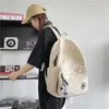 学校のバッグソリッドカラーファッションバッグカレッジバックパックトレンディトラベルレディラップトップキュートグリーン