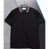 Mens T Shirt Polos Hot Summer Patterns Embroidery With Letters Tees Short Sleeve Casual Shirts Lapel Necks Tops Size M-XXXL