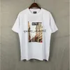 High Street Tide merk heren T-shirts KITH Street View bedrukte ROSE Omoroccan tegel met korte mouwen voor mannen en vrouwen Tee katoenen tops 800