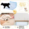 Lådor 12st Dog Wall Pee Pee Holder Clips Selfsticky Pet Potty Training Tool Wallmontered Potty Training Pad For Lifting Marking Dogs